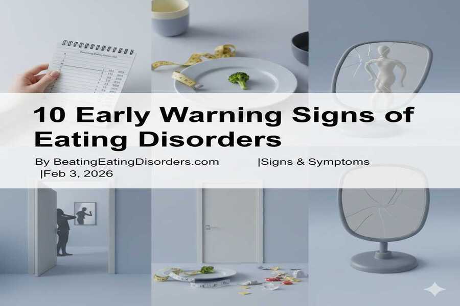 Early warning signs of eating disorders